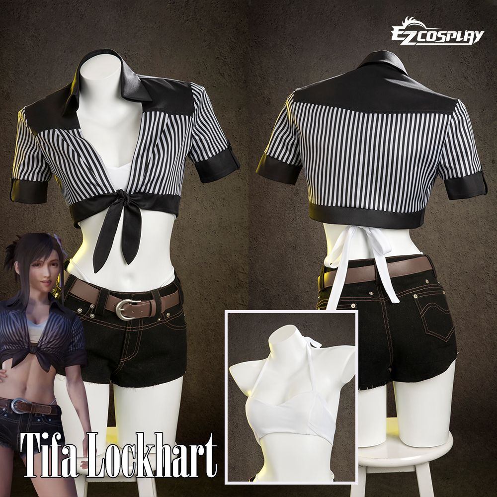 Final Fantasy VII Rebirth FF7R Tifa Lockhart Beachwear Cosplay Costume-1.jpg