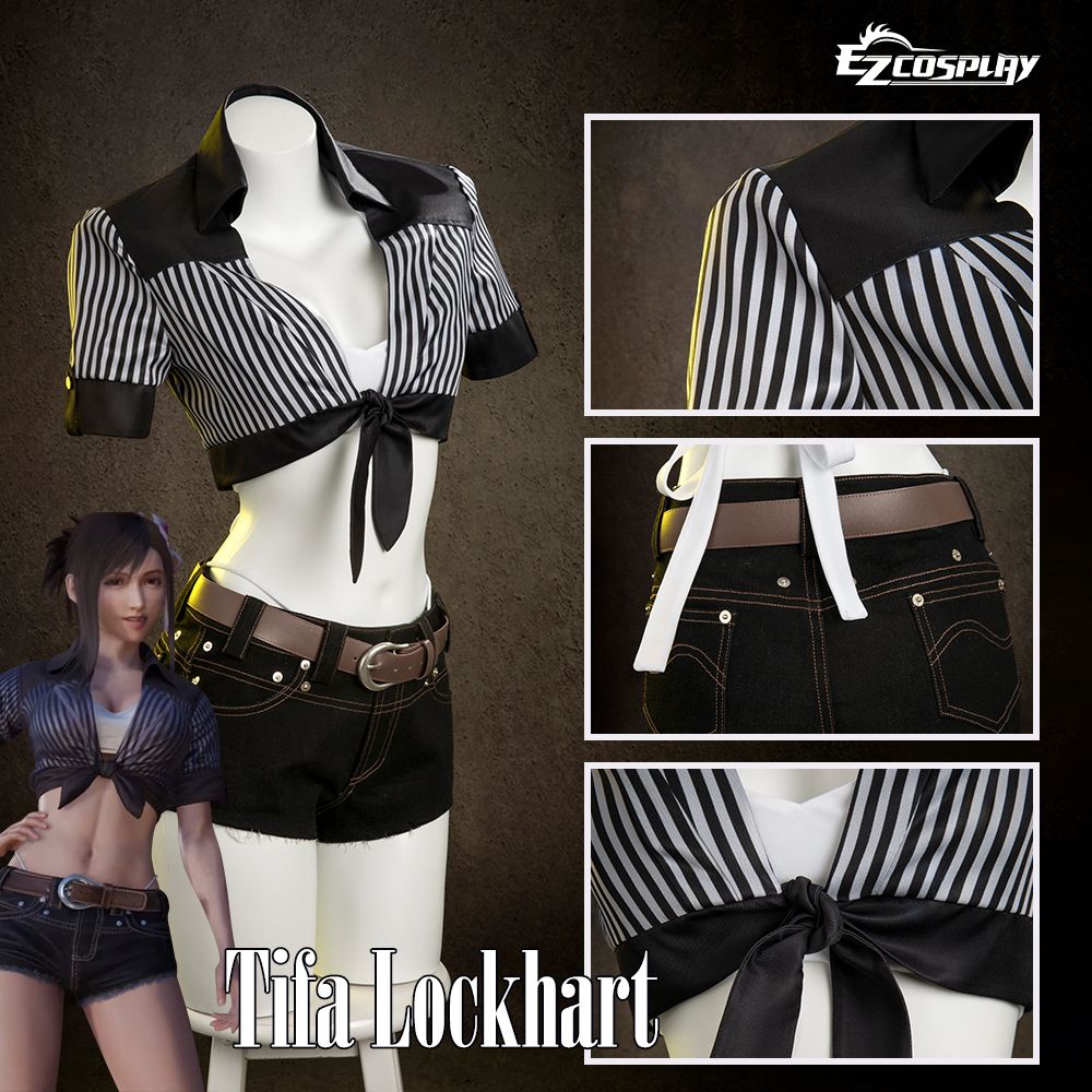 Final Fantasy VII Rebirth FF7R Tifa Lockhart Beachwear Cosplay Costume-2.jpg