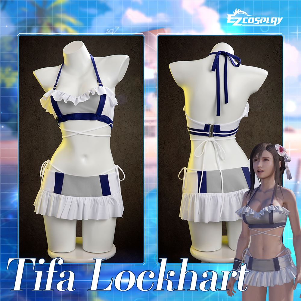 Final Fantasy VII Rebirth FF7R Tifa Lockhart Swimsuit Cosplay Costume-1.jpg