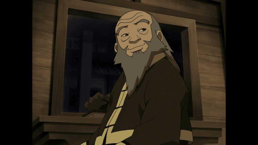 Iroh official animation screenshot, Avatar The Last Airbender original character reference