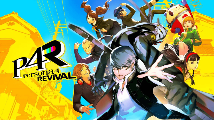 Official P4 Revival key art poster featuring protagonist Yu Narukami as core reference for our school uniform cos